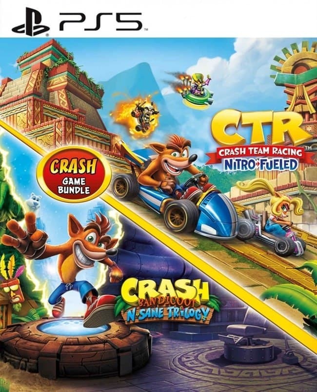 4 JUEGOS EN 1 CRASH COLLECTION PS5, Juegos Digitales Brasil