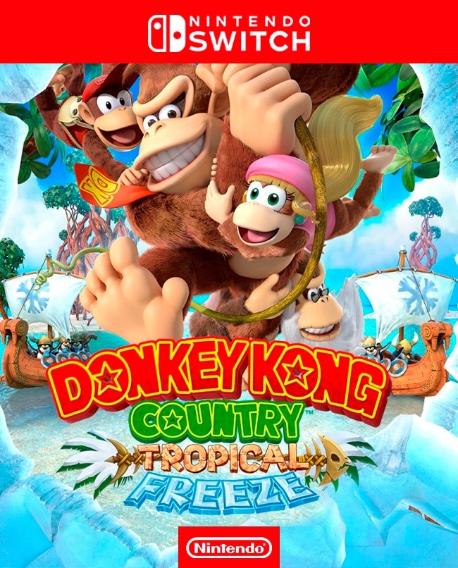 Donkey Kong Country Tropical Freeze - Nintendo Switch, Juegos Digitales  Brasil