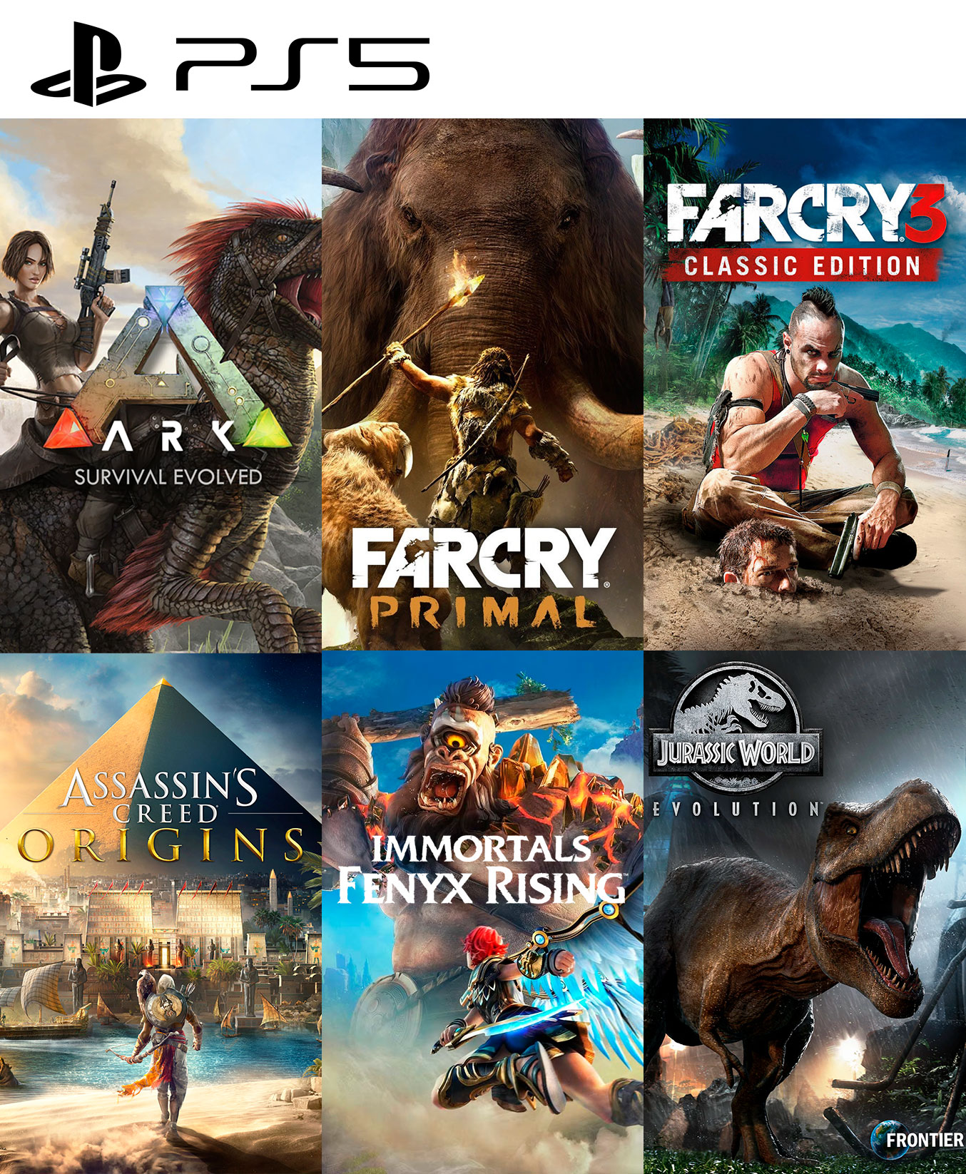 Pack de 6 juegos aventura ps5, Juegos Digitales Brasil